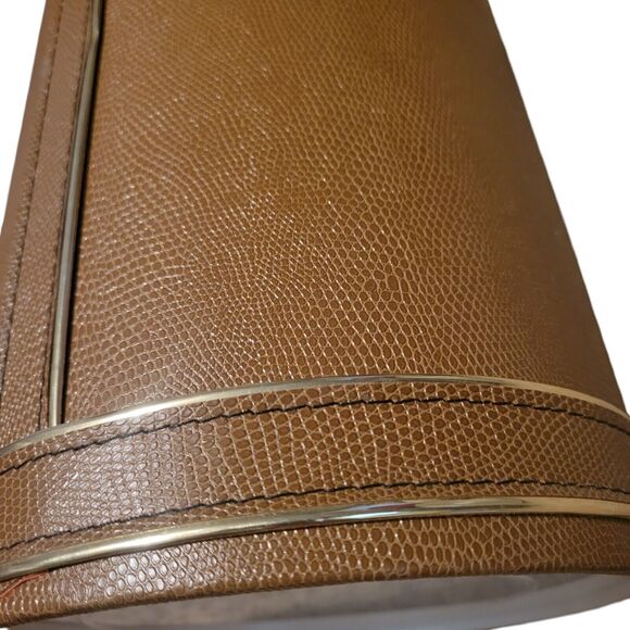 MCM Vintage Brown And Gold Ice Bucket Original Box - Picture 3 of 10